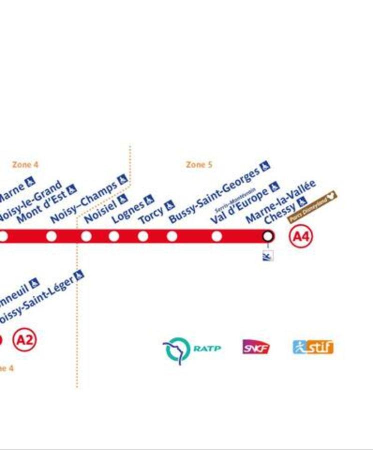 Location 3 Chambres Spacieuses Dans Appartment 2 Mn Rer Bussy Saint Georges מראה חיצוני תמונה